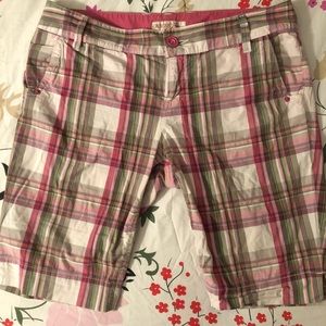 Guess Summer Plaid Shorts